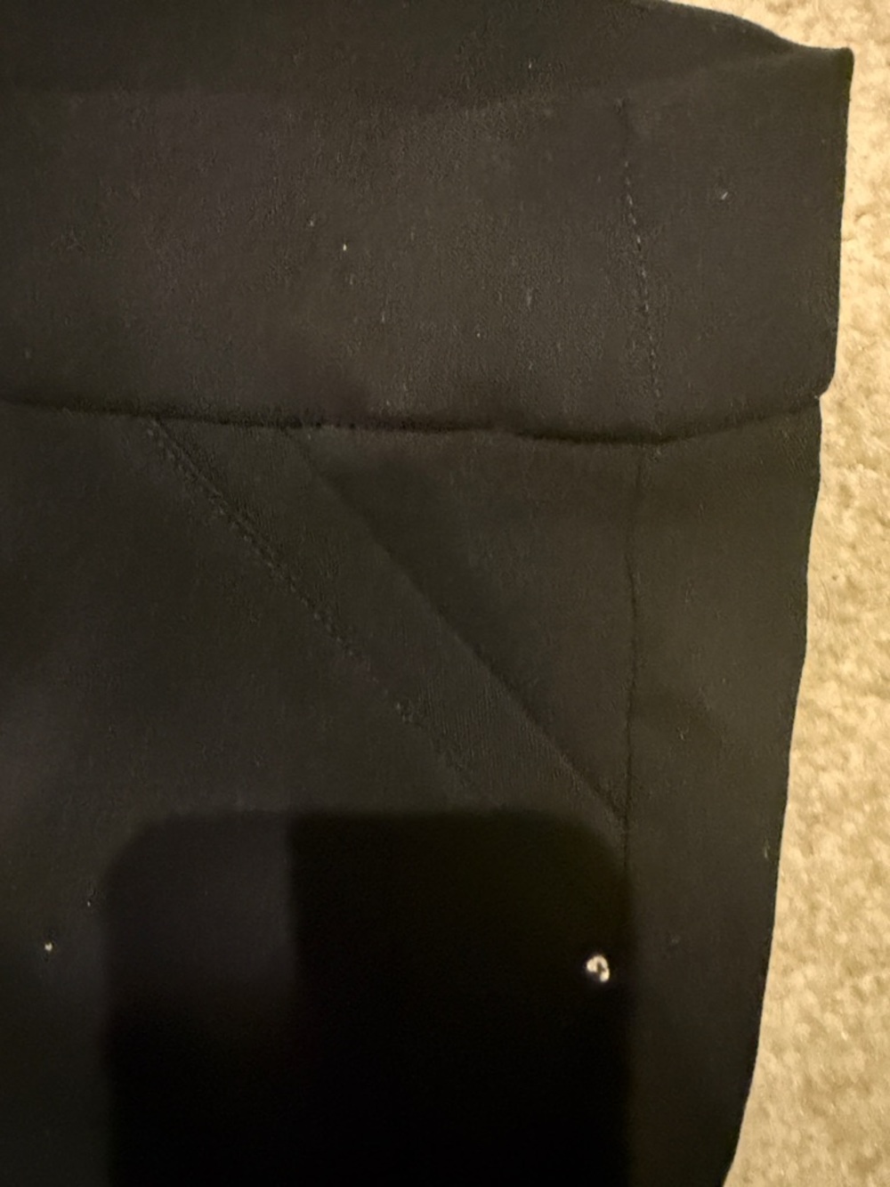 Liz Claiborne  Black Slim Pull-On Ankle Pants work sophisticated sleek sexy goth - Picture 3 of 5